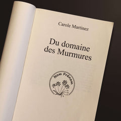 Stempel eingekreiste Blumen