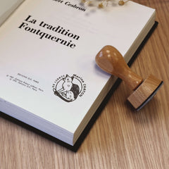 Stempel Ex-libris Katze Zeichnung