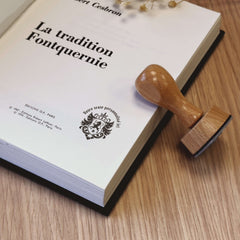 Holzstempel mittelalterliches Wappen