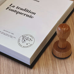 Stempel Ex-libris blühender Zweig