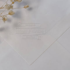 Prägestempel Hochzeitsbanner