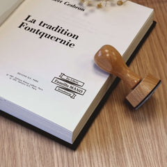 Stempel Ex-libris Retro-Banner