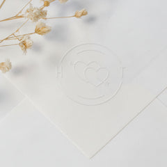 Prägung Hochzeit Doppelherz