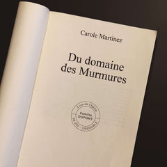 Runder minimalistischer Adressstempel