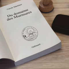 Stempel Ex-libris verschneites Gebirge