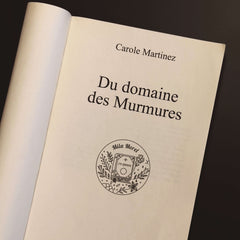 Ex-libris Holzstempel Buch mit Blumen