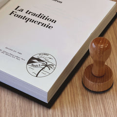 Stempel Ex-libris Oase der Wüste