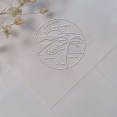 Prägezange Ex-libris Wüstenoase