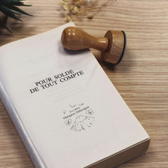 Stempel Ex-libris verschneiter Vulkan