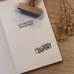 Ex-Libris Stempel mit 3D-Effekt