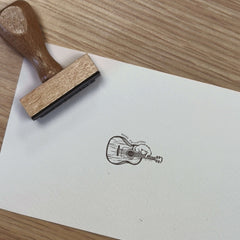Stempel Guitarre Katze