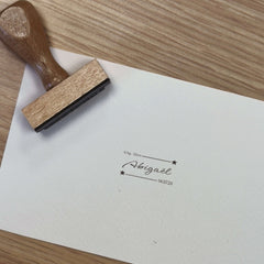 Stempel Geburt mit Sternen