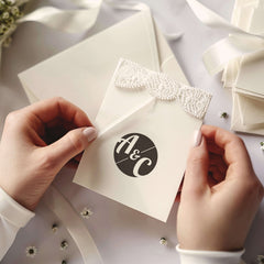 Runder geprägter Stempel