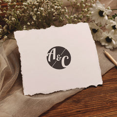 Runder geprägter Stempel