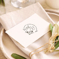 Stempel Hochzeit Initialen und Datum