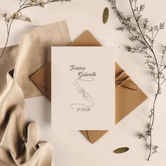 Stempel Hochzeit verbundene Hände