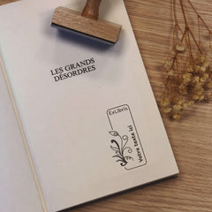 Stempel Ex-Libris Végétalisé