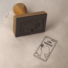 Stempel Prägestempel Ex-libris Vogel