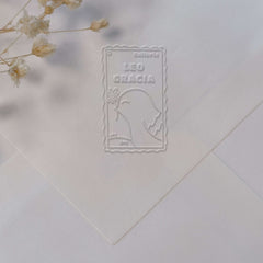 Exlibris-Prägestempel Vogel