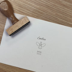 Stempel Taufe kleiner Engel