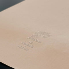 Prägezange Hochzeit große Rose