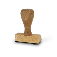 Rechteckiger Holzstempel 2x5 cm