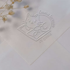 Ex-libris Buch für Katze