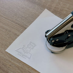 Exlibris Katze auf Buch