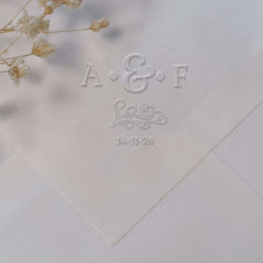 Prägezange Hochzeit im Wind